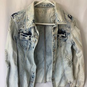 RWH Frayed Denim Jacket from Buckle
